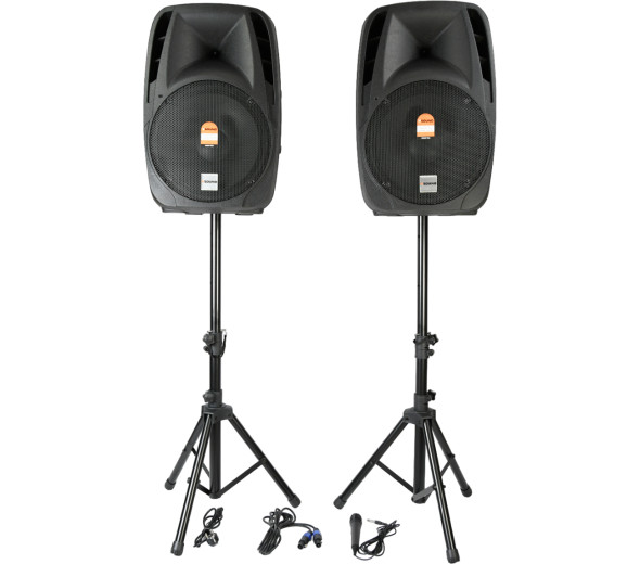 VSOUND Colunas Ativa+Passiva de 15 com 1000W VSOUND Colunas Ativa+Passiva de 15 com 1000W